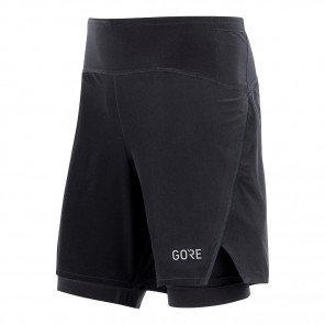 Gore Wear R7 Short 2-en-1 Homme Black 